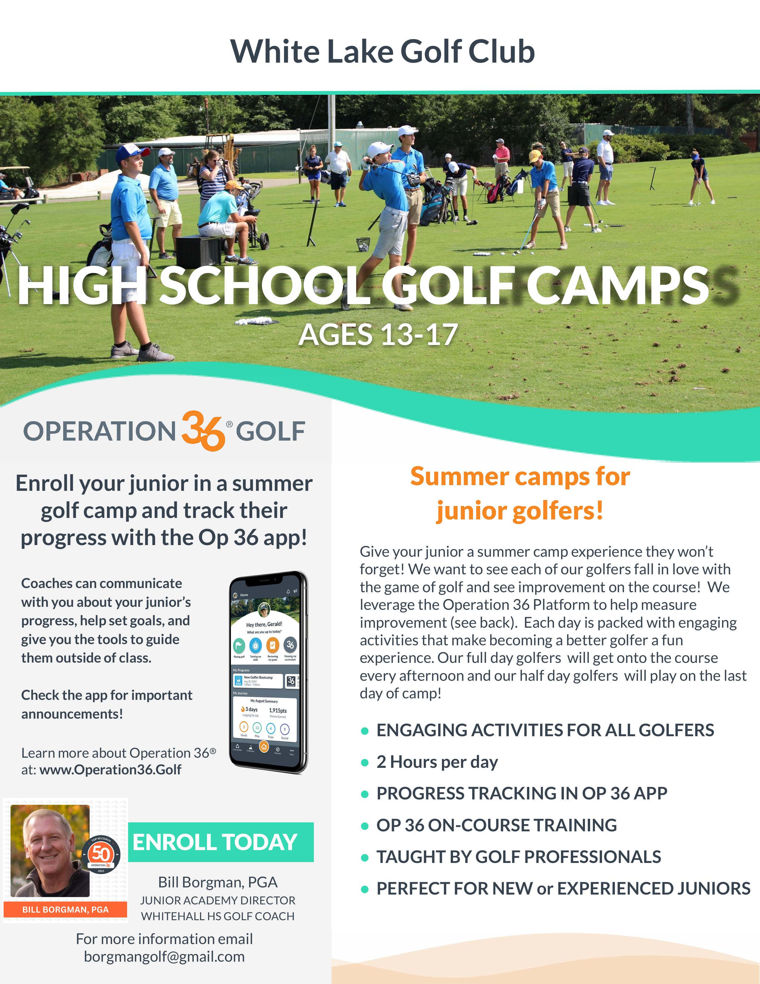 2026 WLJGFHigh School Golf Camps